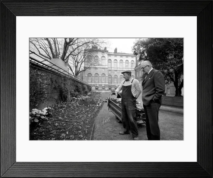 Framed Print : British Prime Minister James Callaghan seen here in the garden of No Framed Print : British Prime Minister James Callaghan seen here in the garden of No