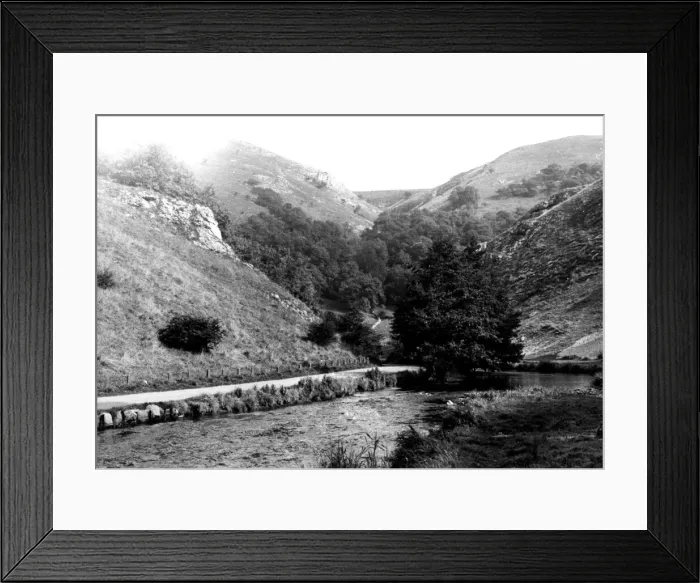 Framed Print : Dovedale, Derbyshire. 1970 Framed Print : Dovedale, Derbyshire. 1970