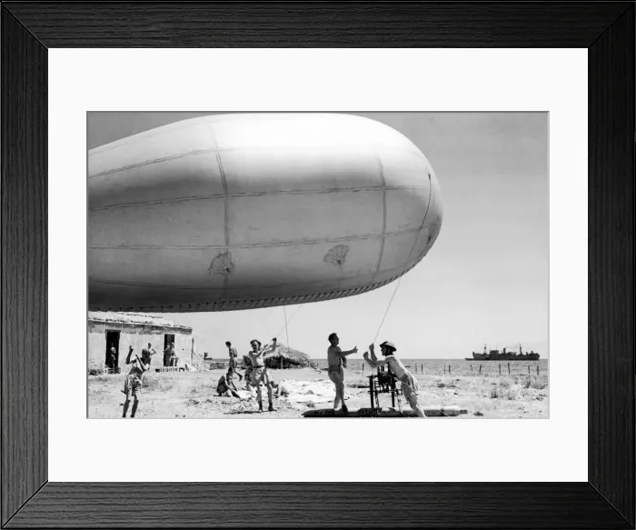 Framed Print : The R. A. F. lost no time in establishing itself in Sicily after the first landings Framed Print : The R. A. F. lost no time in establishing itself in Sicily after the first landings