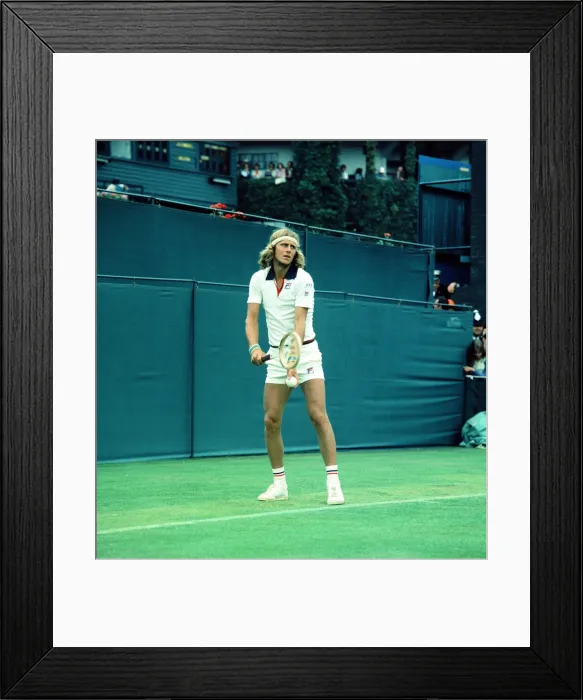Framed Print : Bjorn Borg at Wimbledon 1975. Local Caption watscan - 19 / 04 / 2010 Framed Print : Bjorn Borg at Wimbledon 1975. Local Caption watscan - 19 / 04 / 2010