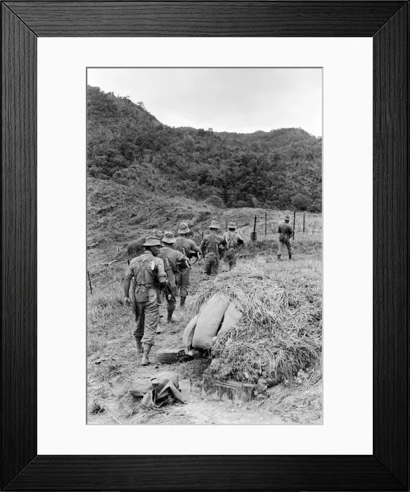 Framed Print : British troops in Borneo. 1964 Framed Print : British troops in Borneo. 1964