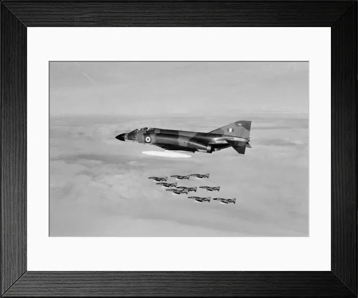Framed Print : RAF Phantoms on exercise. 1969
