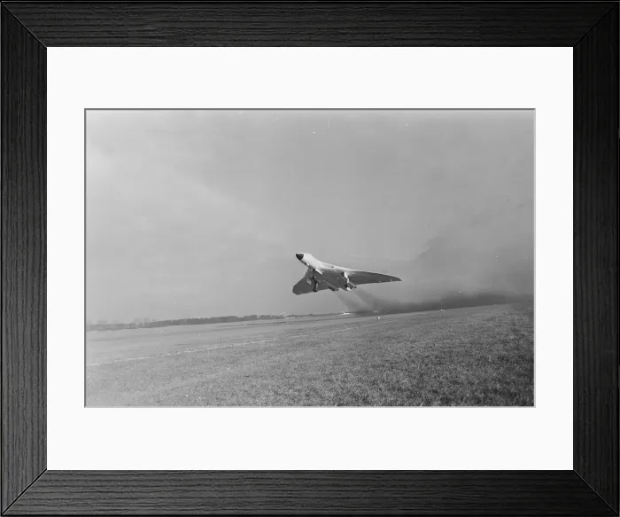 Framed Print : Vulcan Bomber taking off. 1964 Framed Print : Vulcan Bomber taking off. 1964