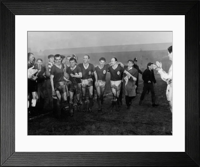 Framed Print : Liverpool players leave the field after beating Southampton to win the 2nd Division title Framed Print : Liverpool players leave the field after beating Southampton to win the 2nd Division title