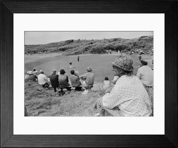 Framed Print : British Open 1976. The 1976 Britiish Open Golf Championships being held at the Royal