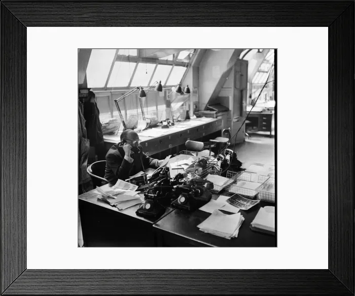 Framed Print : Daily Mirror Picture Desk 23rd March 1956