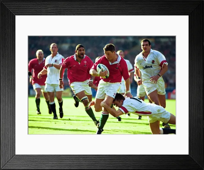 Framed Print : PIC: ROB NORMAN. 12 / 4 / 99. WALES V ENGLAND Framed Print : PIC: ROB NORMAN. 12 / 4 / 99. WALES V ENGLAND