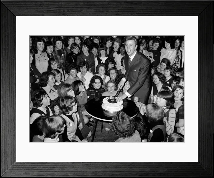 Framed Print : English singer Mark Wynter cuts the cake as he celebrates his 21st Birthday Framed Print : English singer Mark Wynter cuts the cake as he celebrates his 21st Birthday