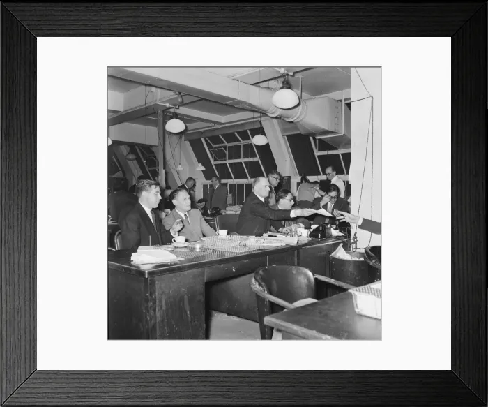 Framed Print : Daily Mirror Editorial Department 9th October 1957 Framed Print : Daily Mirror Editorial Department 9th October 1957