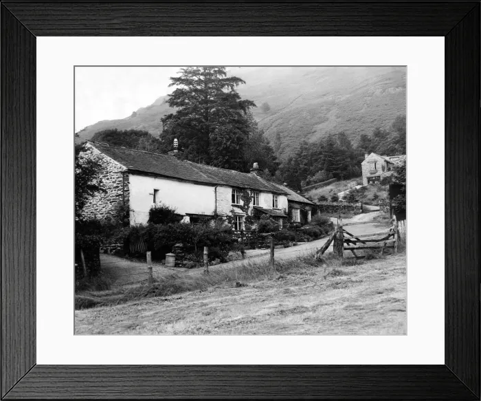 Framed Print : Lake District - this picturesqure cottage at Patterdale was often stayed in by Wordsworth Framed Print : Lake District - this picturesqure cottage at Patterdale was often stayed in by Wordsworth