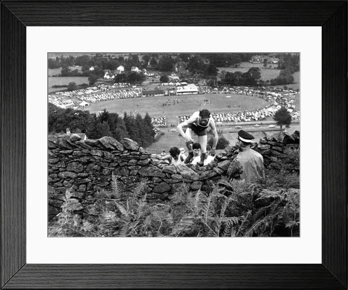 Framed Print : Lake District - Grasmere Sports, the tradional Lakeland gathering - J Stretch of