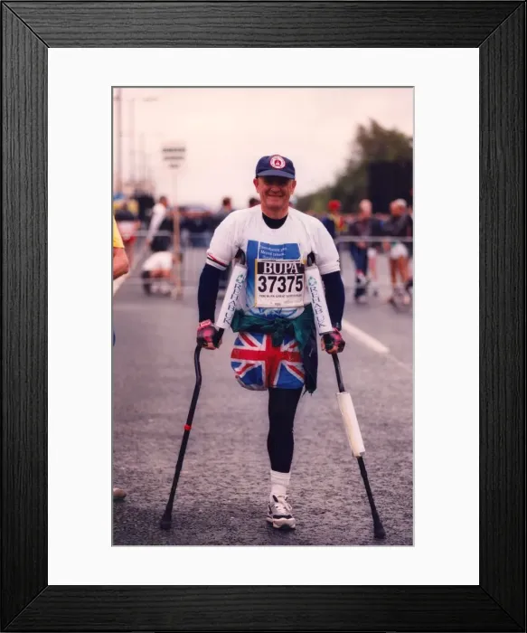 Framed Print : The Great North Run 4 October 1998 - Competitors at the start - ready for the off - Brian Framed Print : The Great North Run 4 October 1998 - Competitors at the start - ready for the off - Brian