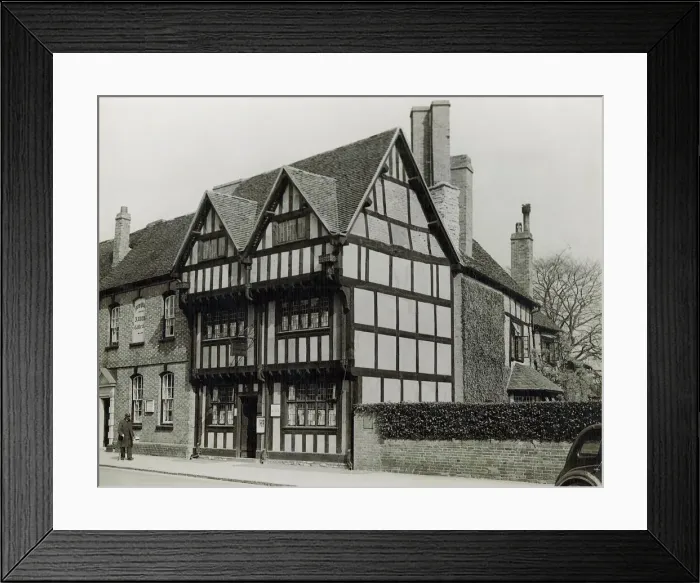 Framed Print : Nashs House, Stratford. 11 / 04 / 1938 Framed Print : Nashs House, Stratford. 11 / 04 / 1938