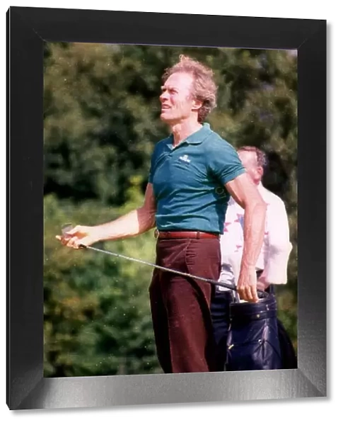 Clint Eastwood actor playing golf at Gleneagles in Scotland A©Mirrorpix