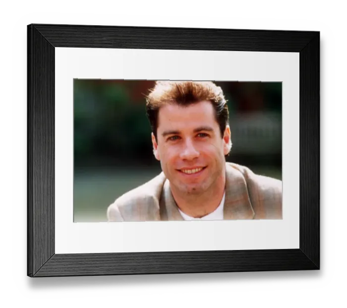 Framed Print : John Travolta Actor A©Mirrorpix