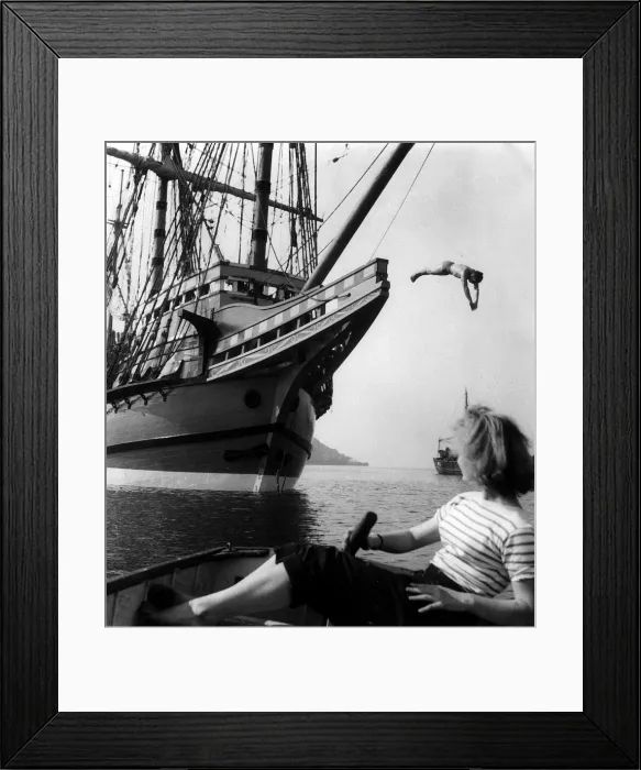 Framed Print : Ships Mayflower April 1957