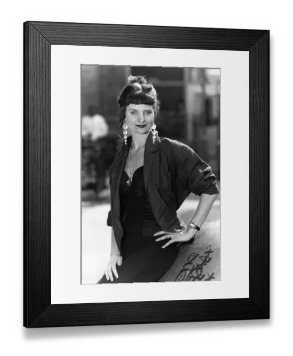 Framed Print : Linda Davidson Actress who played the part of Punk Mary Smith in BBC TV Soap Eastenders