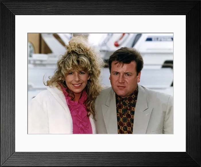 Framed Print : Louise Playwright Actress who plays Helen and Ray Winstone Actor who plays Palmer in a Framed Print : Louise Playwright Actress who plays Helen and Ray Winstone Actor who plays Palmer in a