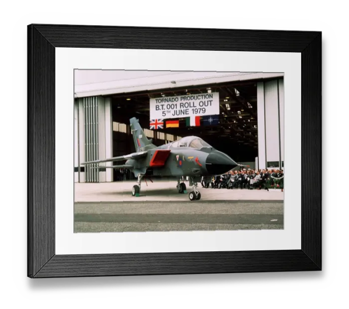 Framed Print : Aircraft Panavia Tornado GR1 IDS June 1979 - Roll out of the 1st production Panavia