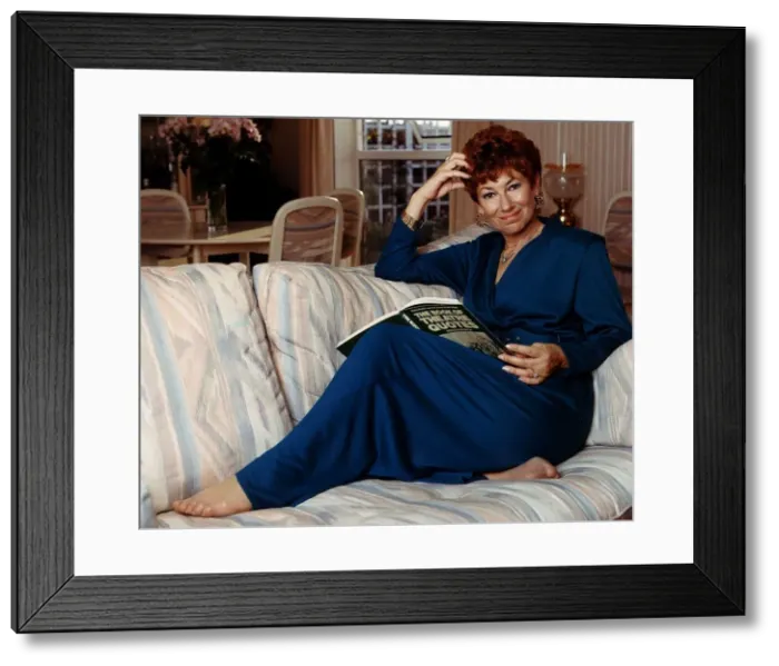 Framed Print : Juliette Caplan Actress Plays the part of Pearl in LAST OF THE SUMMER WINE Dbase Framed Print : Juliette Caplan Actress Plays the part of Pearl in LAST OF THE SUMMER WINE Dbase