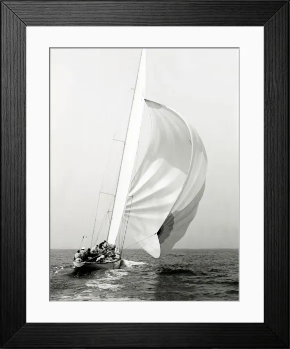 Framed Print : Britains crew for the Americas Cup training aboard Flicka II 1963 Framed Print : Britains crew for the Americas Cup training aboard Flicka II 1963