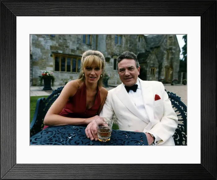 Framed Print : Albert Finney Actor with Sarah Berger in the BBC Production of The Green Man Framed Print : Albert Finney Actor with Sarah Berger in the BBC Production of The Green Man