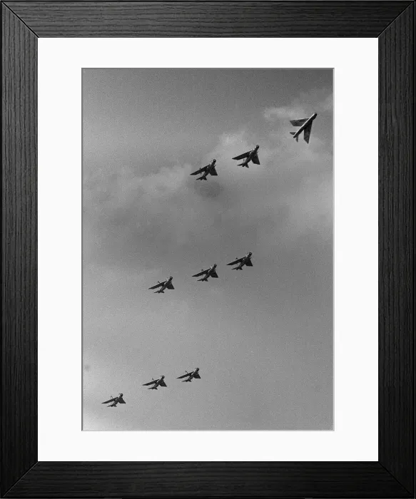 Framed Print : Aircraft English Electric Lightning F3s June 1965