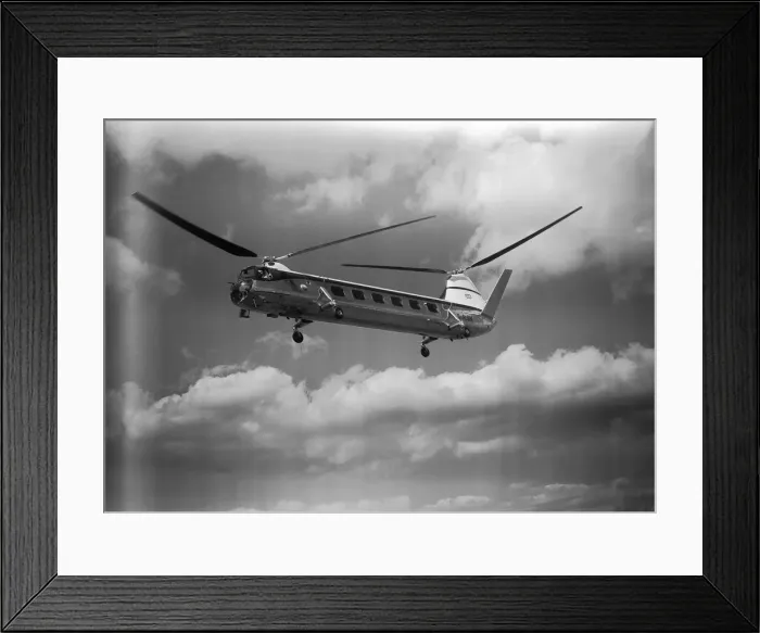 Framed Print : Bristol Type 173 twin rotor helicopter flying display at the SBAC Farnborough Air Show Framed Print : Bristol Type 173 twin rotor helicopter flying display at the SBAC Farnborough Air Show