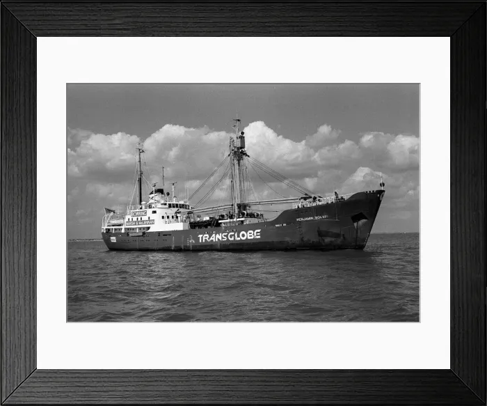 Framed Print : The Benjamin Bowrin ship part of Antarctic Translobe which helped explorers Sir Framed Print : The Benjamin Bowrin ship part of Antarctic Translobe which helped explorers Sir