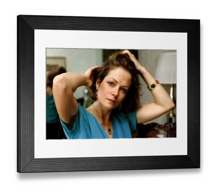 Framed Print : Jenny Seagrove Actress in her London Hotel A©Mirrorpix