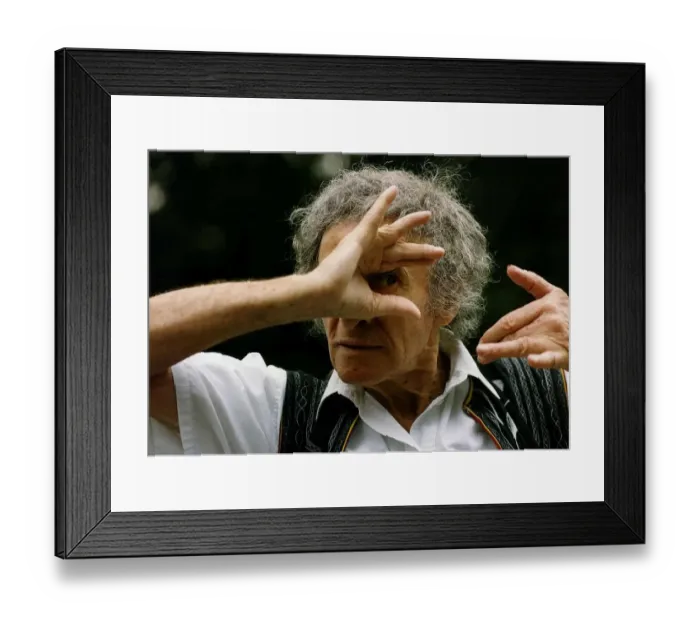 Framed Print : Marcel Marceau French Actor Mime artist DBase A©Mirrorpix