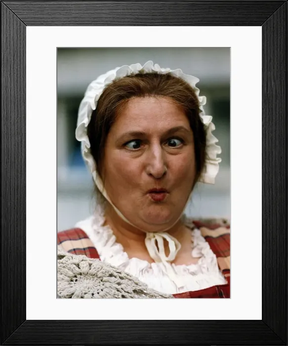 Framed Print : Bella Emberg Actress is cross eyed with Russ and Lisas antics A©Mirrorpix Framed Print : Bella Emberg Actress is cross eyed with Russ and Lisas antics A©Mirrorpix
