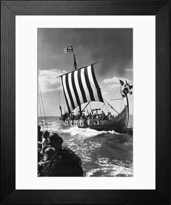Framed Print : The Viking ship off Broadstairs Circa 1960 Framed Print : The Viking ship off Broadstairs Circa 1960