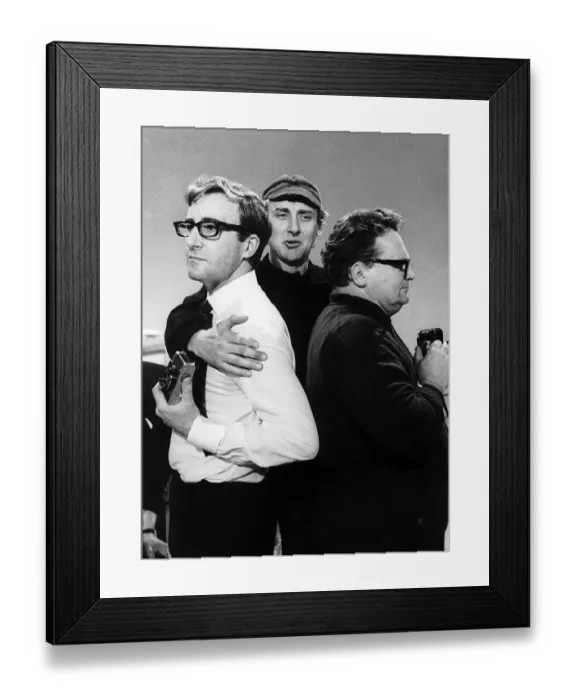 Framed Print : Spike Milligan Comedian with Peter Sellers Harry Secombe as the Goons are back Framed Print : Spike Milligan Comedian with Peter Sellers Harry Secombe as the Goons are back
