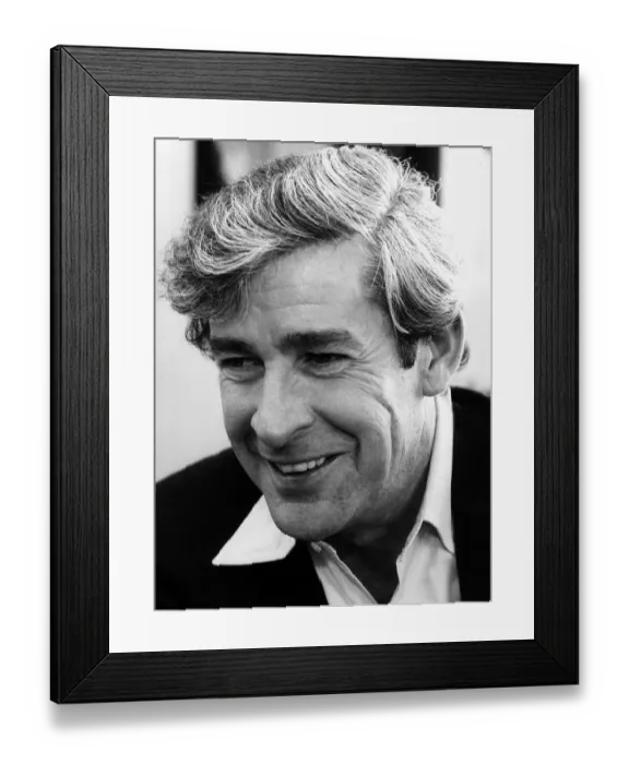 Framed Print : Dave Allen Irish comedian October 1981 Framed Print : Dave Allen Irish comedian October 1981