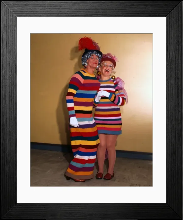 Framed Print : Jack Milroy with Mary Lee in pantomime December 1977 A©mirrorpix Framed Print : Jack Milroy with Mary Lee in pantomime December 1977 A©mirrorpix