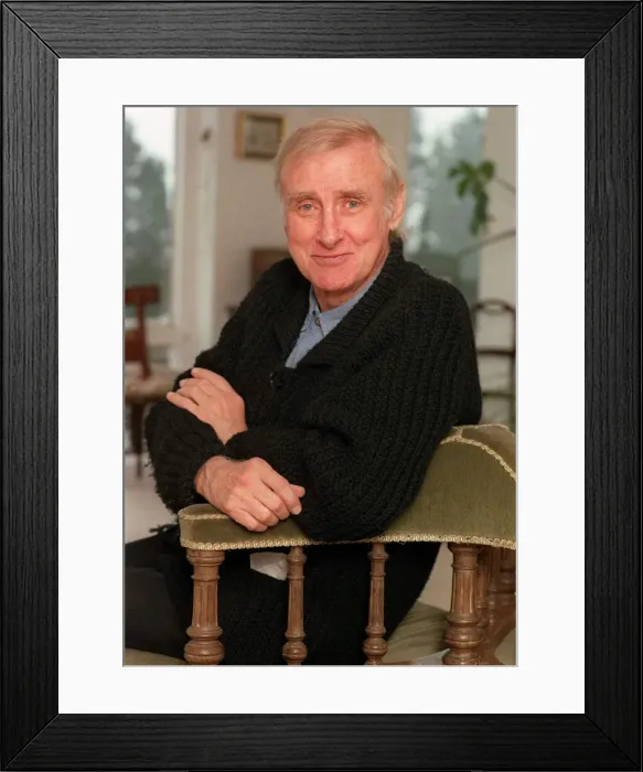 Framed Print : Spike Milligan British comedian 1991 Framed Print : Spike Milligan British comedian 1991