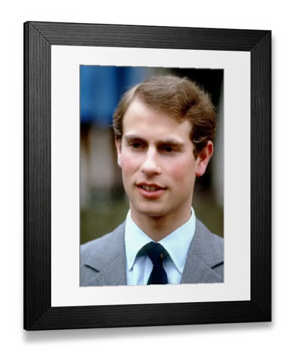 Framed Print : Prince Edward in London to launch the 800 mile all britain walk June 1986 Framed Print : Prince Edward in London to launch the 800 mile all britain walk June 1986