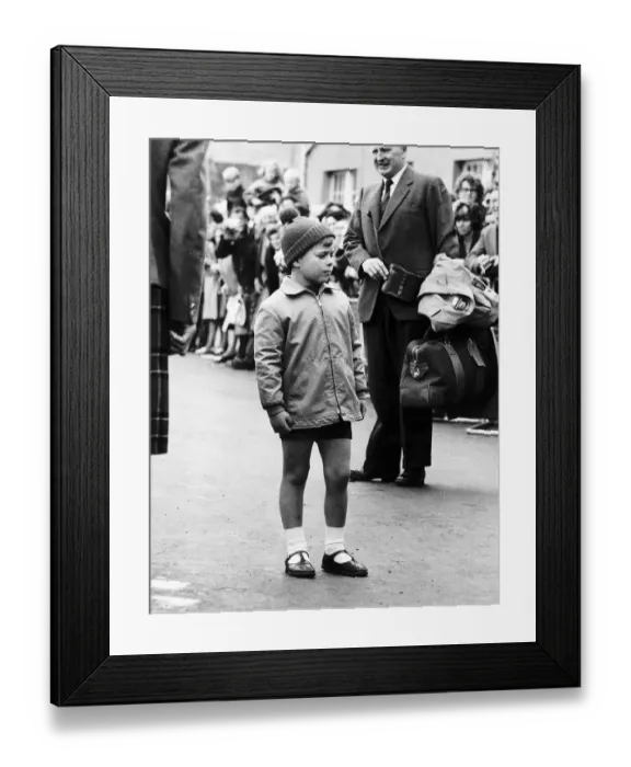 Framed Print : Prince Andrew in the village of Scrabster, Caithness, Scotland On his sister