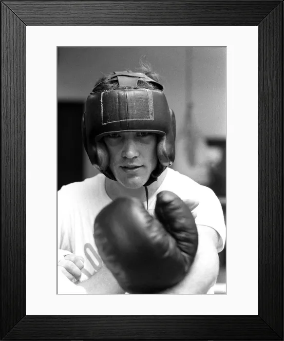 Framed Print : Middleweight boxer Alan Minter October 1972 British Olympic Boxing Bronze Medalist Framed Print : Middleweight boxer Alan Minter October 1972 British Olympic Boxing Bronze Medalist