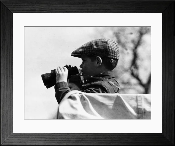 Framed Print : Prince Edward watches Riders at the Badminton Horse Trials in Gloucestershire Framed Print : Prince Edward watches Riders at the Badminton Horse Trials in Gloucestershire
