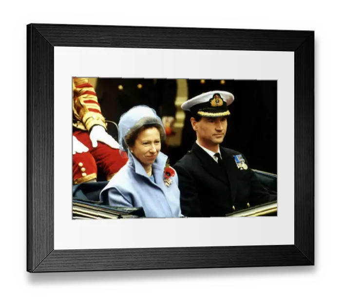 Framed Print : Princess Anne and husband during Malaysian State Visit of the King Framed Print : Princess Anne and husband during Malaysian State Visit of the King