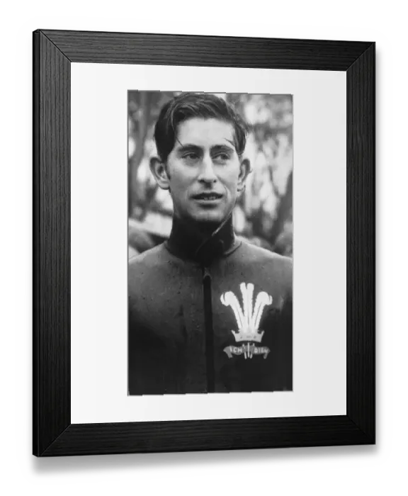 Framed Print : Prince Charles with his Prince Of Wales crest on his skin-diving suit November 1970 Framed Print : Prince Charles with his Prince Of Wales crest on his skin-diving suit November 1970