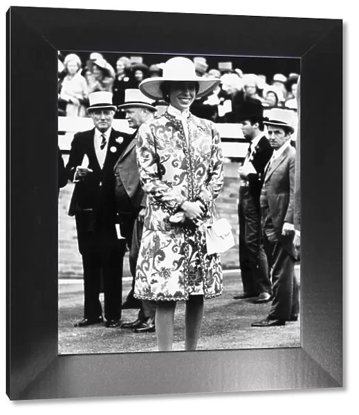 Princess Anne at the First Day of Royal Ascot June 1972