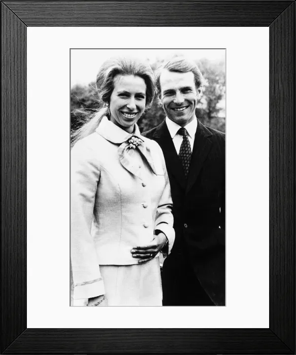 Framed Print : Princess Anne and Mark Phillips all smiles Framed Print : Princess Anne and Mark Phillips all smiles
