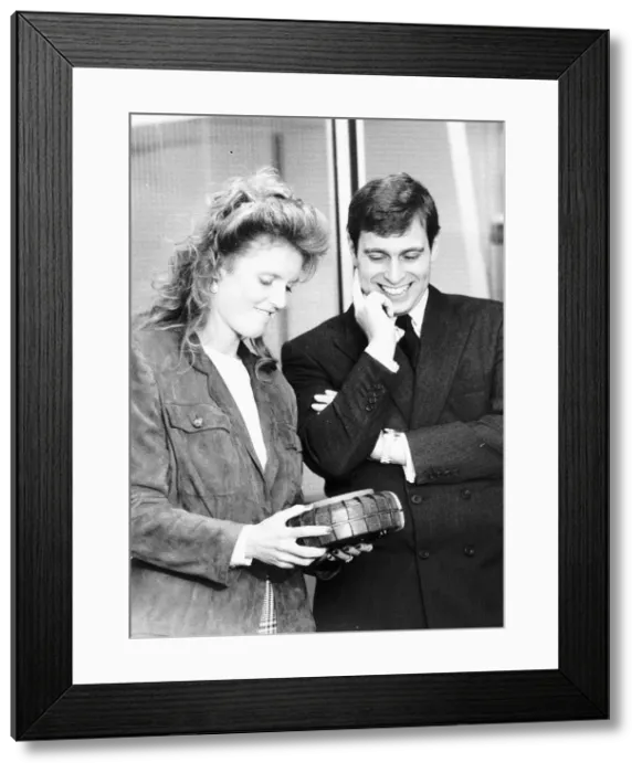 Framed Print : Duchess of York Prince Andrew May 1987
