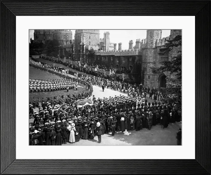 Framed Print : King Edward VII May 1910 Funeral Procession Edward VII was born on November 9
