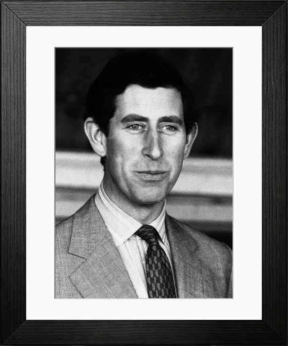 Framed Print : Prince Charles May 1983 Framed Print : Prince Charles May 1983