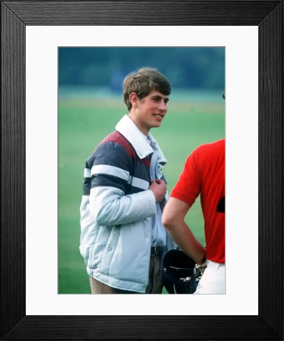 Framed Print : Prince Edward watching Polo at Smiths Lawn, Windsor May 1982 Framed Print : Prince Edward watching Polo at Smiths Lawn, Windsor May 1982
