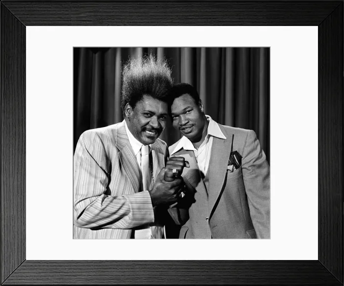 Framed Print : Larry Holmes boxer new World heavyweight champion of the World with Don King Framed Print : Larry Holmes boxer new World heavyweight champion of the World with Don King